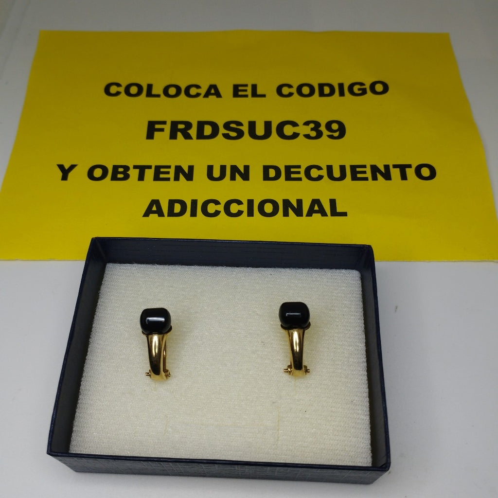 ARETES PAR ORO 14 K 6.3 GRMS (SEMINUEVO)