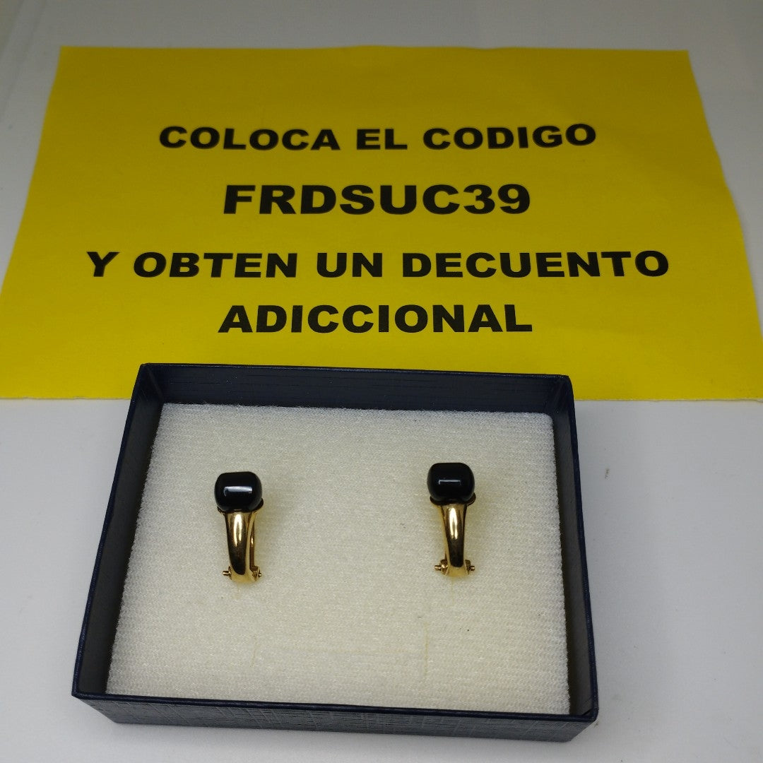 ARETES PAR ORO 14 K 6.3 GRMS (SEMINUEVO)