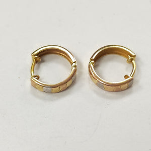 ARRACADAS PAR ORO 14 K 1.3 GRMS (SEMINUEVO)