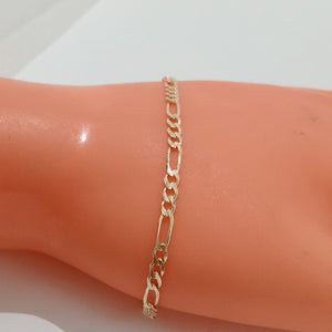 PULSERAS 3X1 ORO 14K 18 CM 2.9 GR (NUEVO)