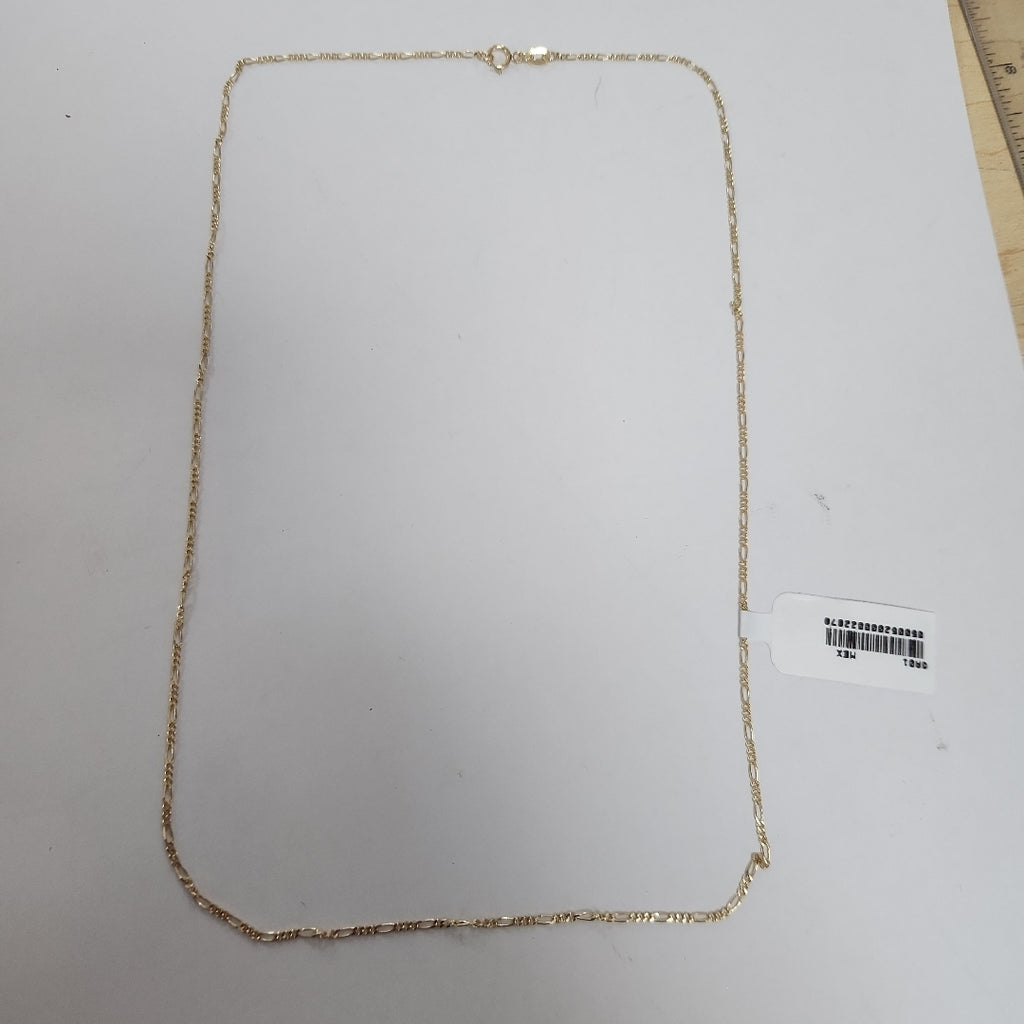 CADENAS TEJIDO 3X1 ORO 14K 55 CM 2.6 GR (NUEVO)