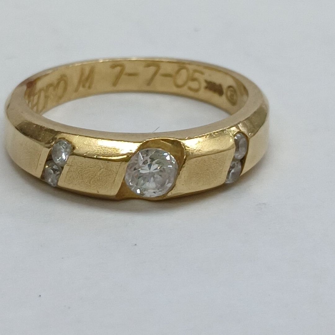 ANILLO ORO 14 K 3.7 GRMS (SEMINUEVO)