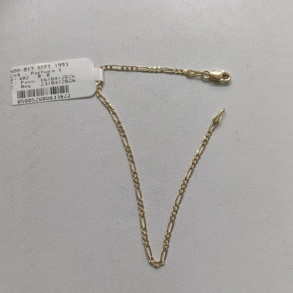PULSERAS BARBADA ORO 14K 18 CM 1.5 GR (NUEVO)