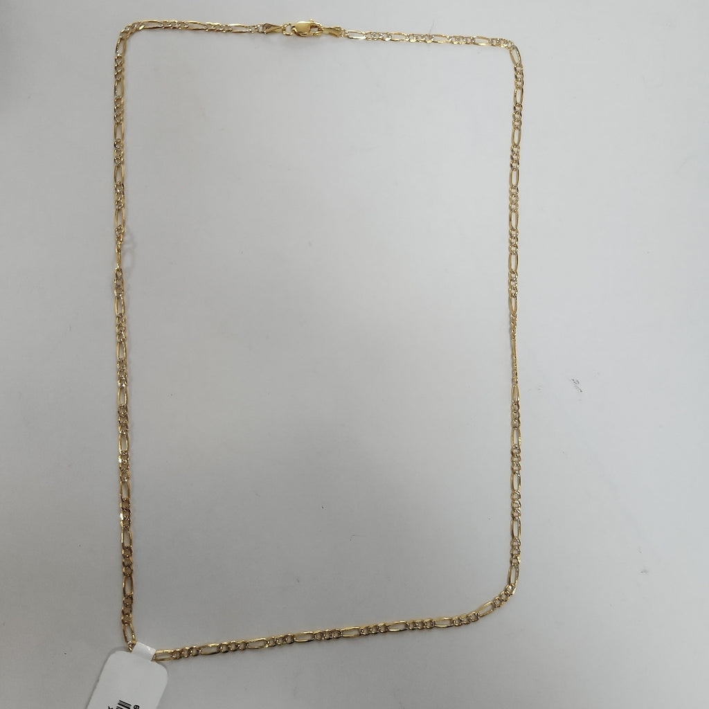 CADENAS TEJIDO 3X1 DIAMANTADA ORO 14K 55 CM 4.5 GR (NUEVO)