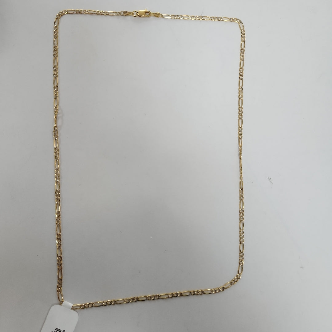 CADENAS TEJIDO 3X1 DIAMANTADA ORO 14K 55 CM 4.5 GR (NUEVO)