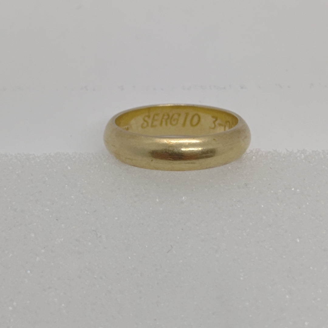 ARGOLLA ORO 14 K 5.4 GRMS (SEMINUEVO)