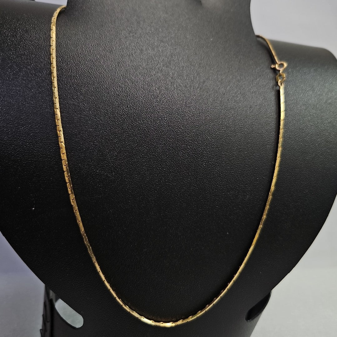 GARGANTILLA ORO 14 K 9,10 GRMS (SEMINUEVO)