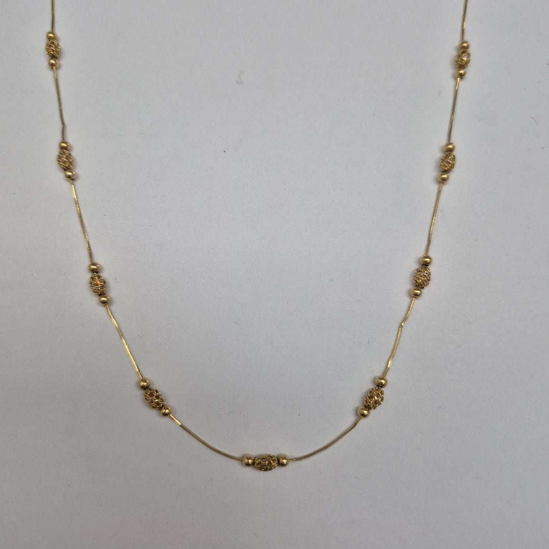 GARGANTILLA ORO 14 K 5,30 GRMS (SEMINUEVO)