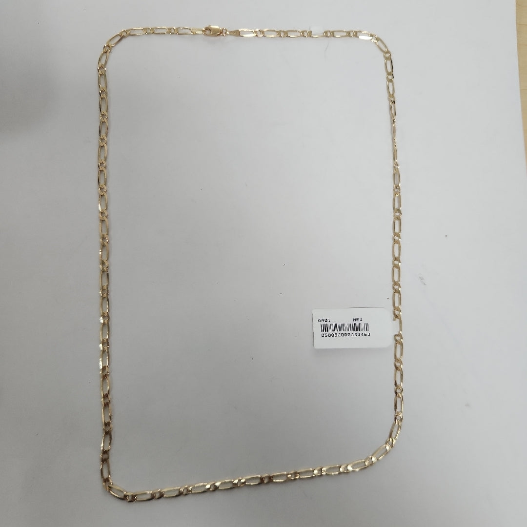 CADENAS 1X1 ORO 14K 55 CM 7.5 GR (NUEVO)