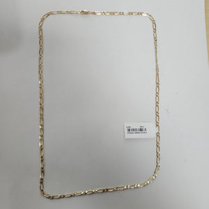CADENAS 1X1 ORO 14K 55 CM 7.5 GR (NUEVO)