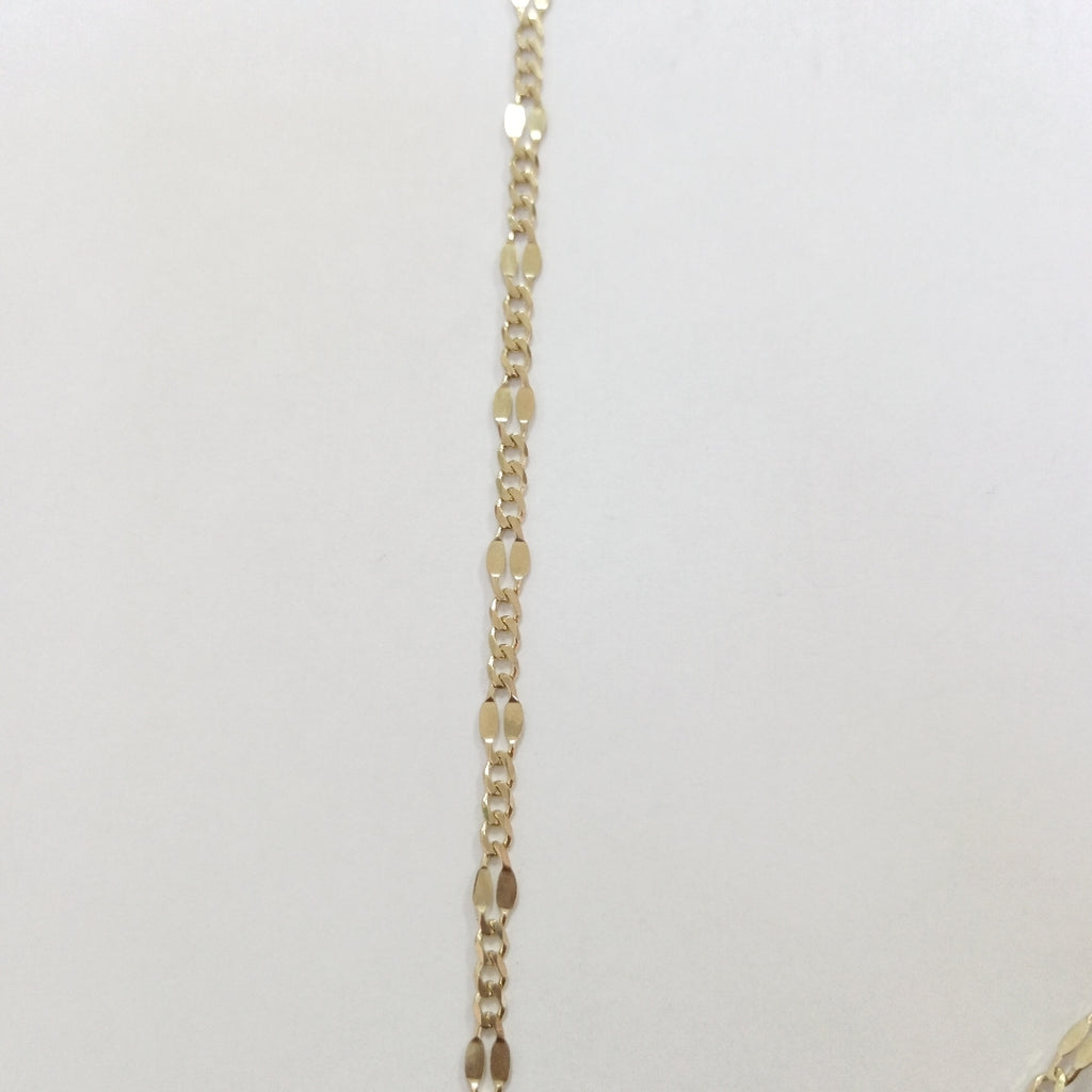 CADENAS TEJIDO ESPECIAL ORO 10K 55 CM 7.1 GR (NUEVO)
