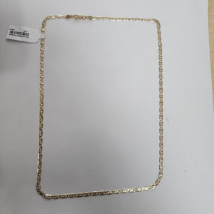 CADENAS TEJIDO GUCHI ORO 14K 55 CM 7.1 GR (NUEVO)