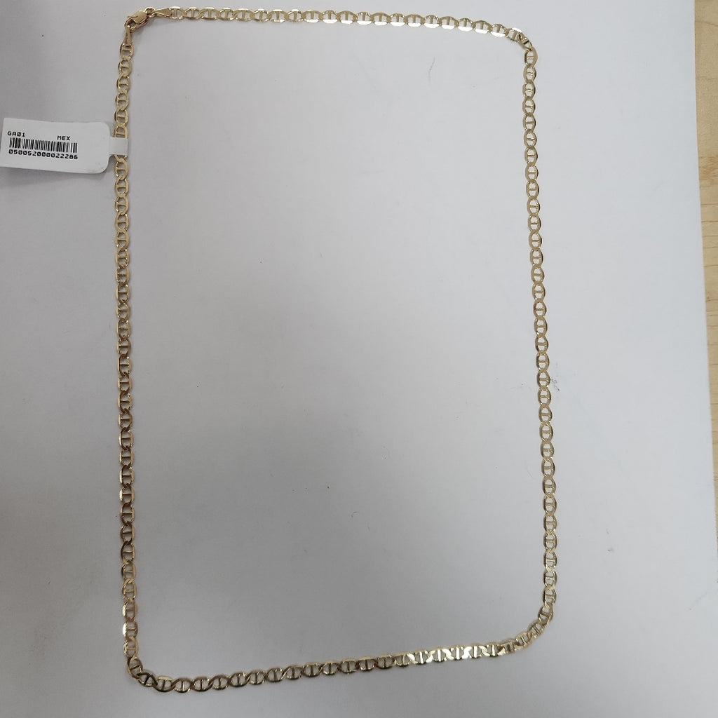 CADENAS TEJIDO MARINERA ORO 14K 60 CM 8.7 GR (NUEVO)