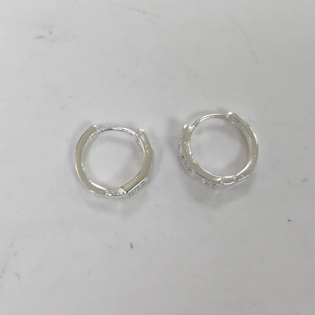 ARRACADAS C/CIRCONIAS PLATA .925 2.5 GR (NUEVO)