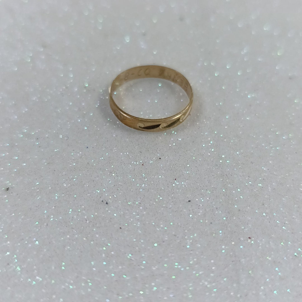 ARGOLLA ORO 10 K 0.9 GRMS (SEMINUEVO)
