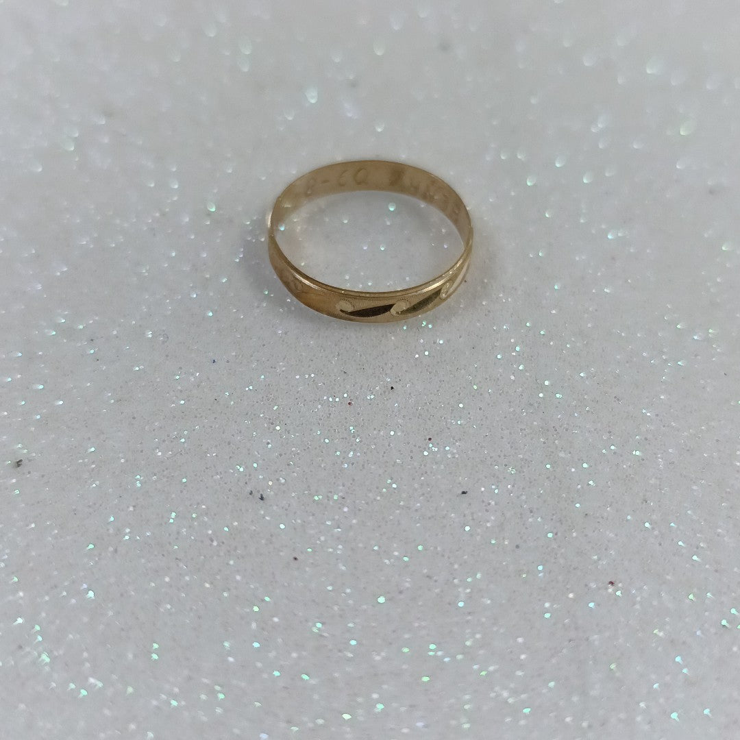 ARGOLLA ORO 10 K 0.9 GRMS (SEMINUEVO)