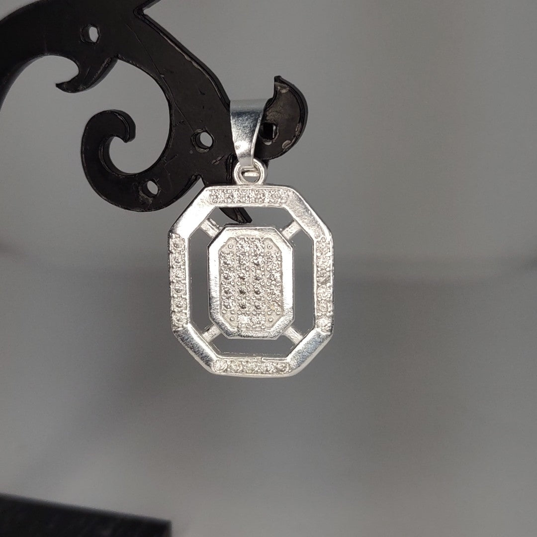 DIJE C/CIRCONIAS PLATA .925 3.5 GR (NUEVO)