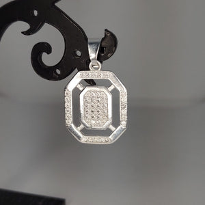DIJE C/CIRCONIAS PLATA .925 3.5 GR (NUEVO)