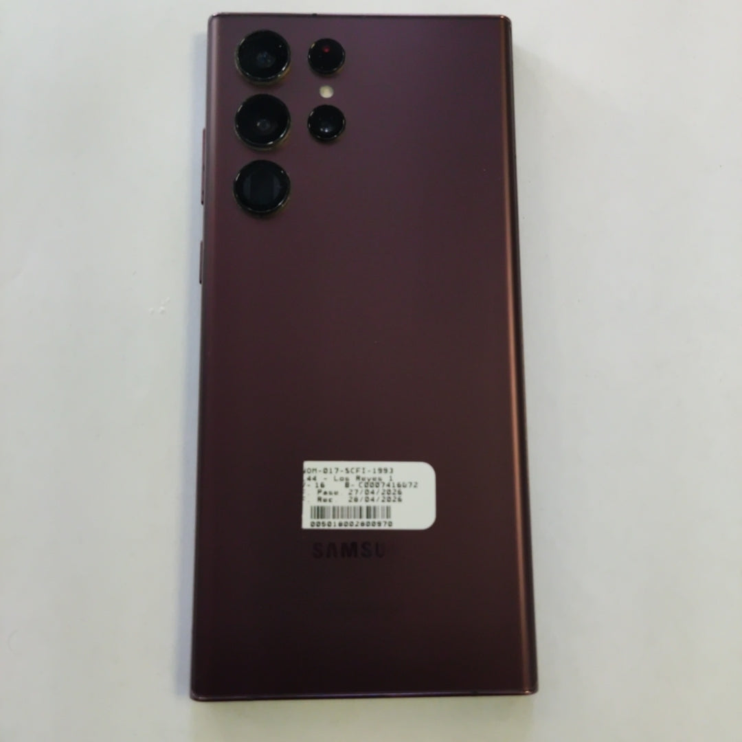 CELULAR SAMSUNG GALAXY S22 ULTRA SM-S908E 128 GB 8 GB RAM (SEMINUEVO)