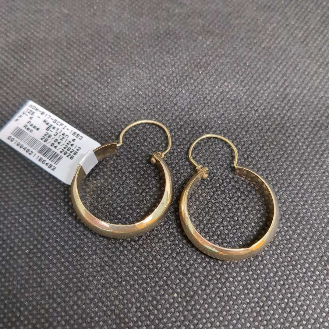 ARRACADAS PAR ORO 10 K 3.1 GRMS (SEMINUEVO)