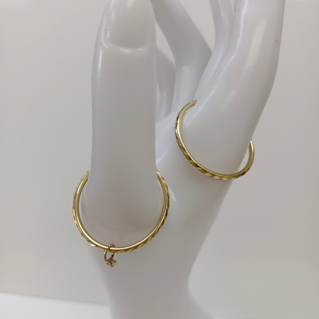 ARRACADAS PAR ORO 14 K 2 GRMS (SEMINUEVO)