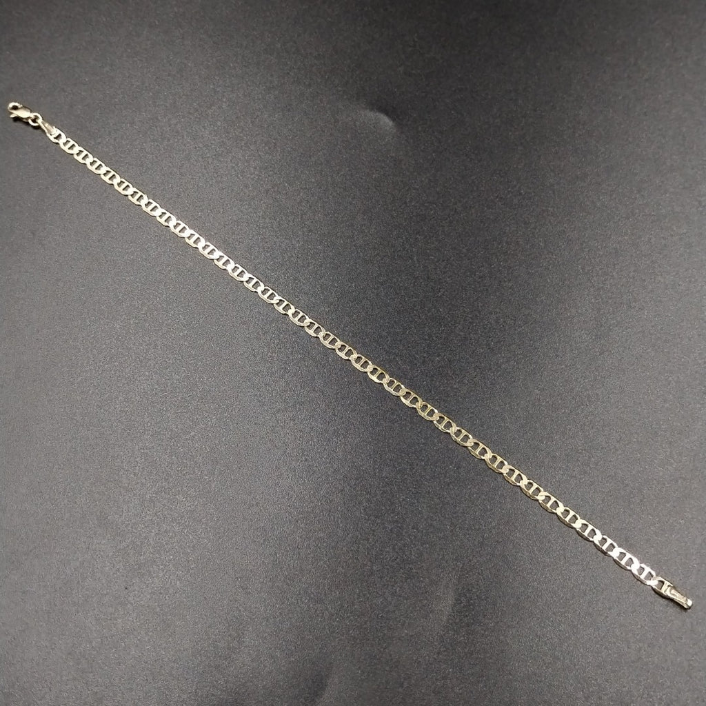 PULSERAS TEJIDO MARINERA ORO 14K 21 CM 3.4 GR (NUEVO)