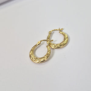 ARRACADAS PAR ORO 14 K 1,40 GRMS (SEMINUEVO)