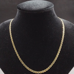 CADENAS TEJIDO MARINERA ORO 14K 50 CM 7.5 GR (NUEVO)