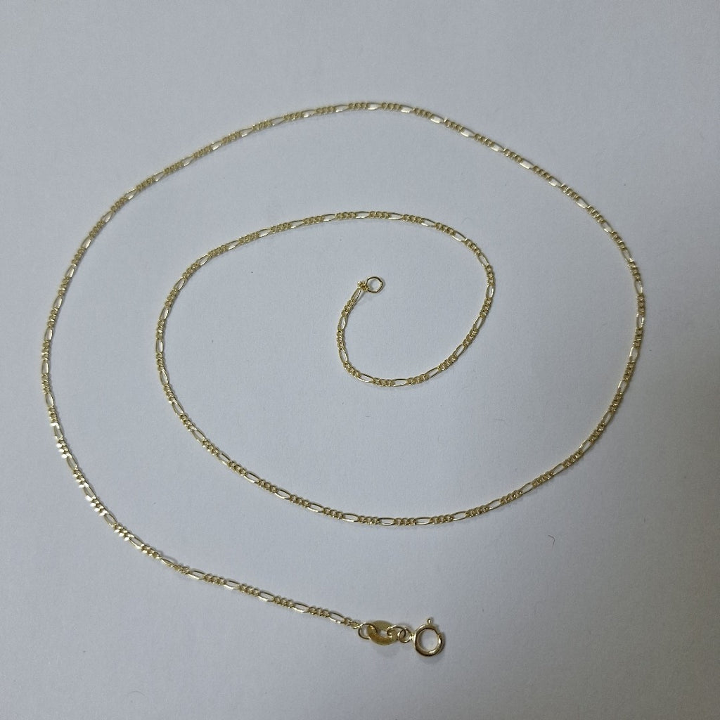 CADENAS TEJIDO 3X1 ORO 14K 55 CM 2.7 GR (NUEVO)
