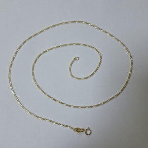 CADENAS TEJIDO 3X1 ORO 14K 55 CM 2.7 GR (NUEVO)