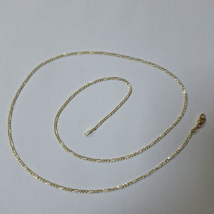 CADENAS 3X1 ORO 14K 55 CM 4 GR (NUEVO)
