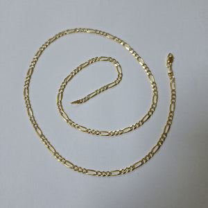 CADENAS 3X1 DIAMANTADA ORO 14K 55 CM 8.6 GR (NUEVO)