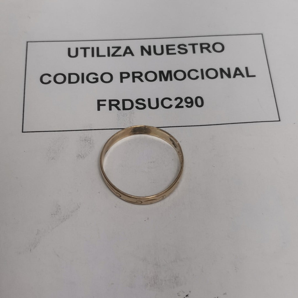 ANILLO ORO 14 K 1,40 GRMS (SEMINUEVO)