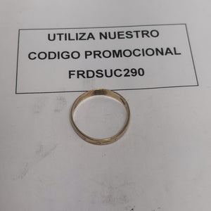 ANILLO ORO 14 K 1,40 GRMS (SEMINUEVO)