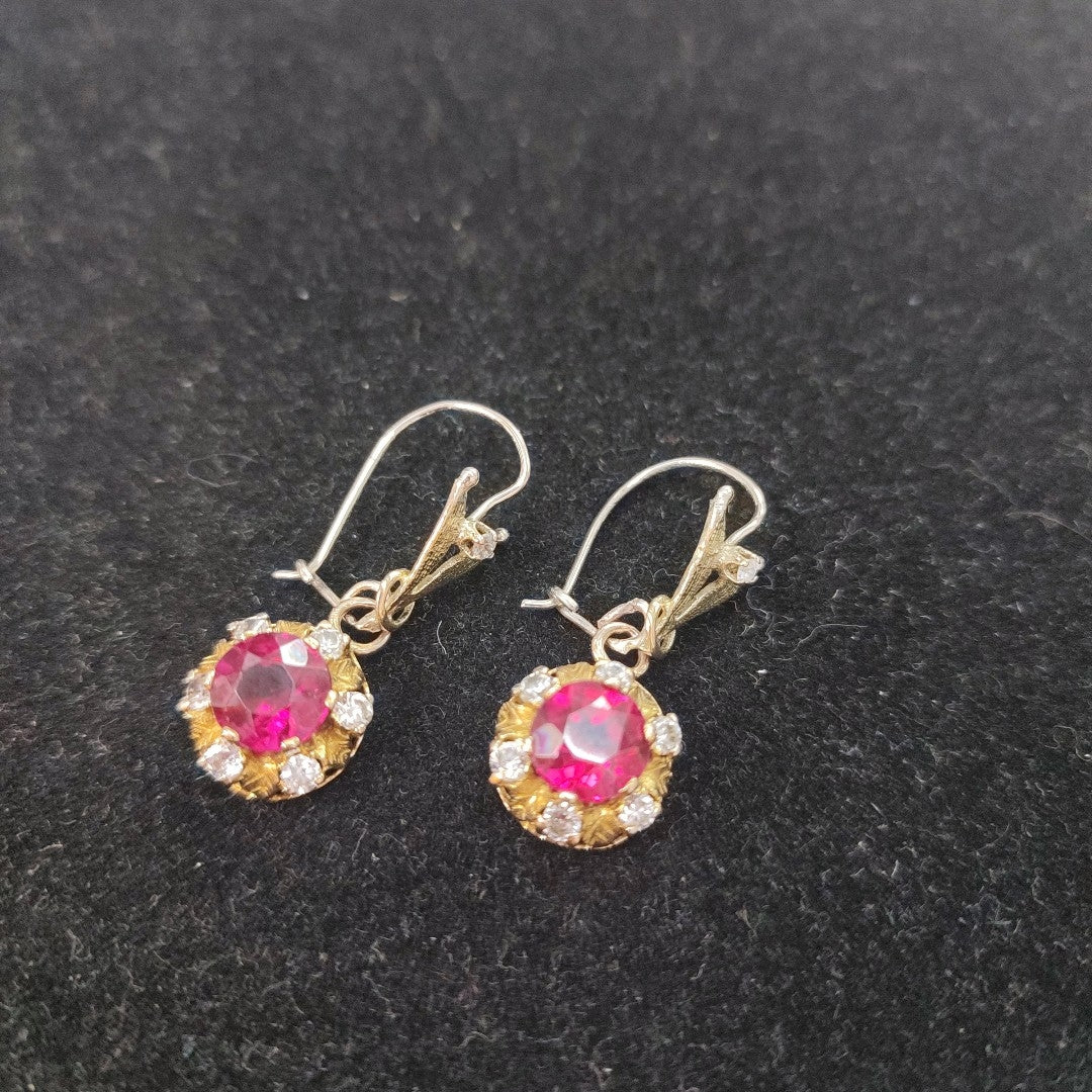 ARETES PAR ORO 8 K 5.8 GRMS (SEMINUEVO)