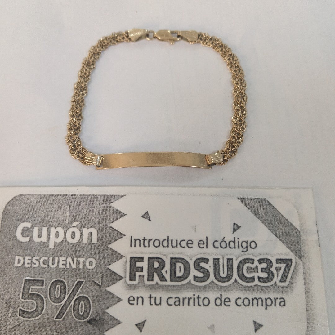 ESCLAVA ORO 10 K 5.9 GRMS (SEMINUEVO)