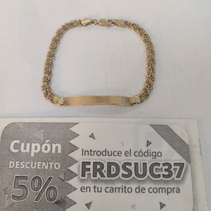 ESCLAVA ORO 10 K 5.9 GRMS (SEMINUEVO)