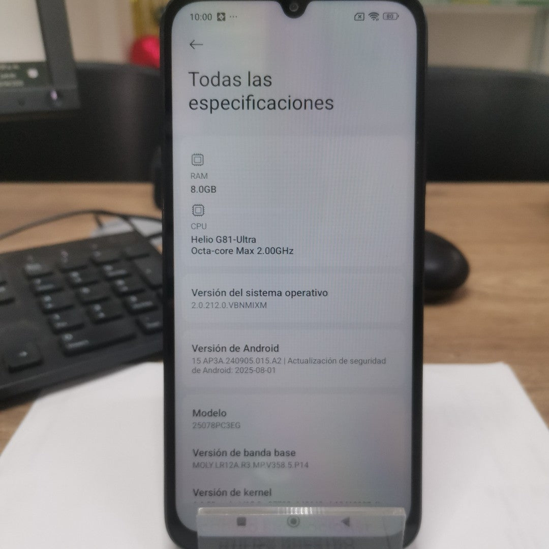 CELULAR XIAOMI POCO C85 25078PC3EG (2025) 256 GB 8 GB RAM (SEMINUEVO)