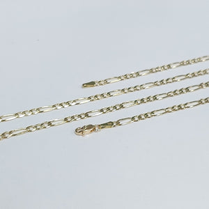 CADENAS 3X1 ORO 14K 60 CM 8.5 GR (NUEVO)