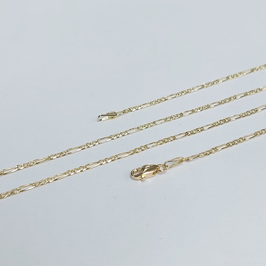 CADENAS 3X1 ORO 14K 55 CM 3.8 GR (NUEVO)