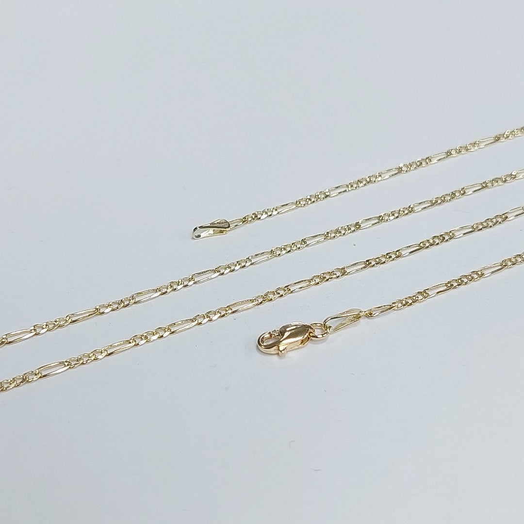 CADENAS 3X1 ORO 14K 55 CM 3.8 GR (NUEVO)
