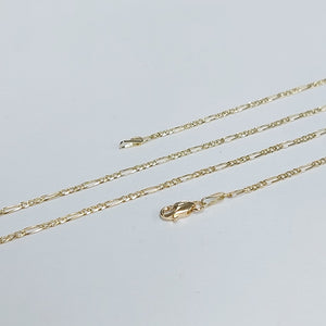CADENAS 3X1 ORO 14K 55 CM 3.8 GR (NUEVO)