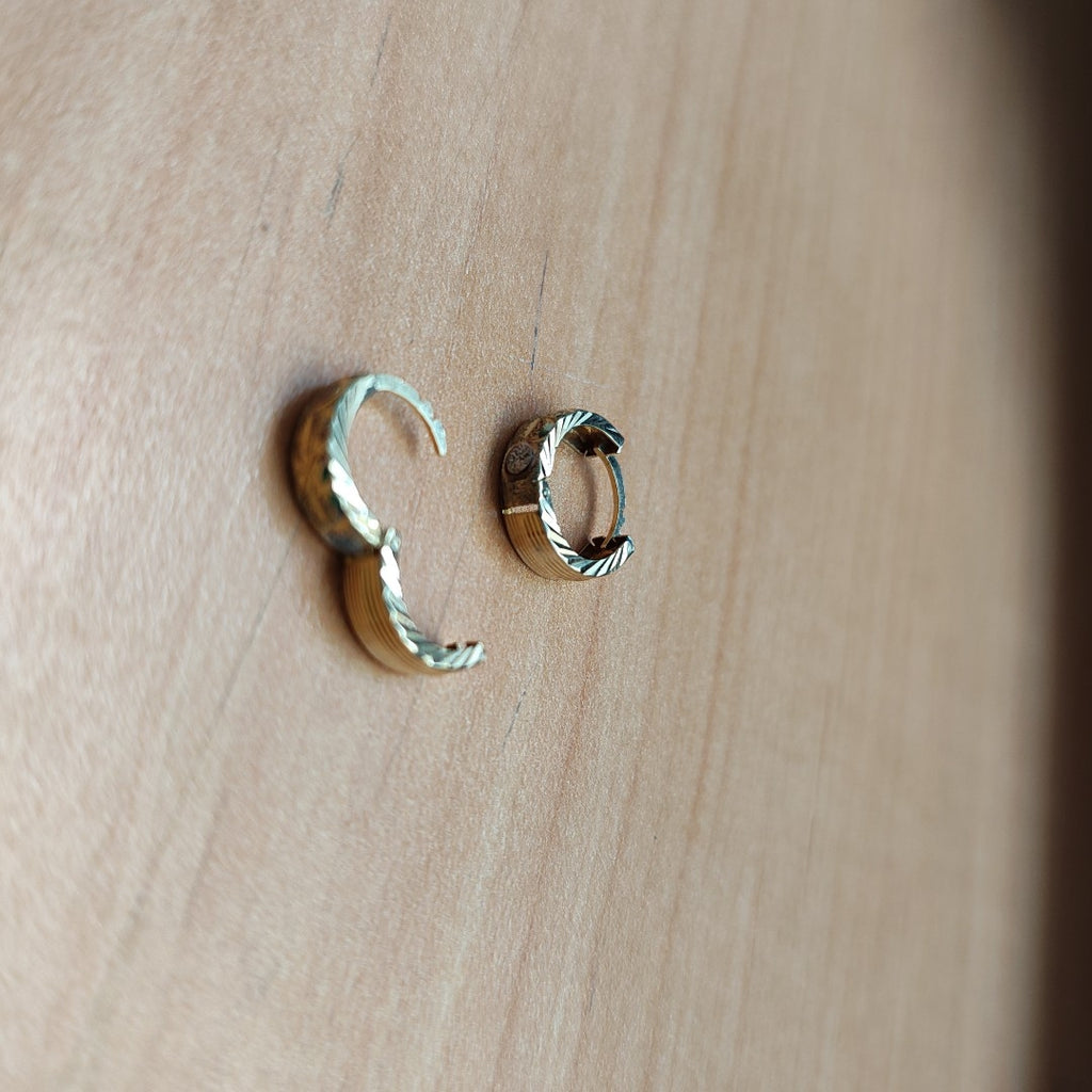 ARRACADAS PAR ORO 14 K 2 GRMS (SEMINUEVO)