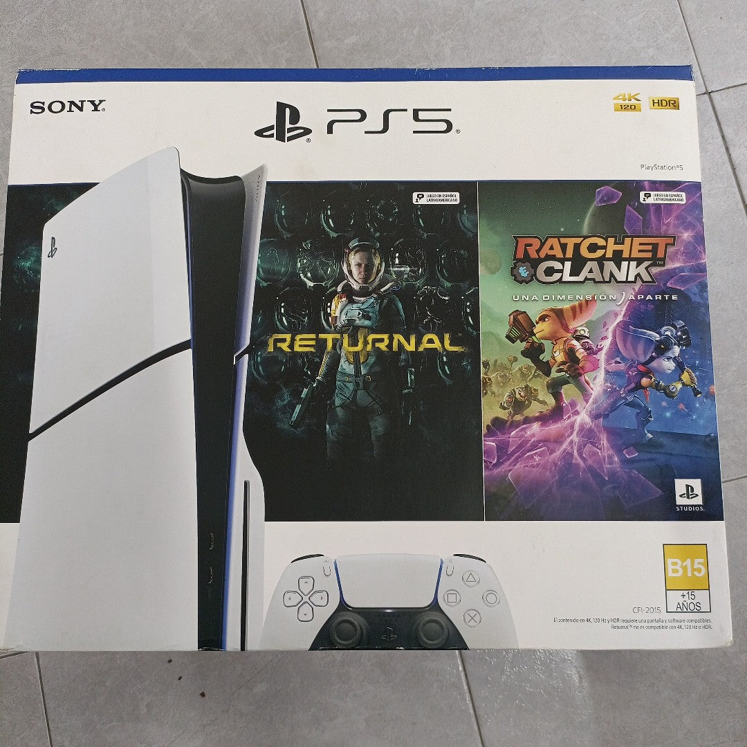 CONSOLA DE VIDEOJUEGO SONY PS5 SLIM 1 TB SSD (SEMINUEVO)
