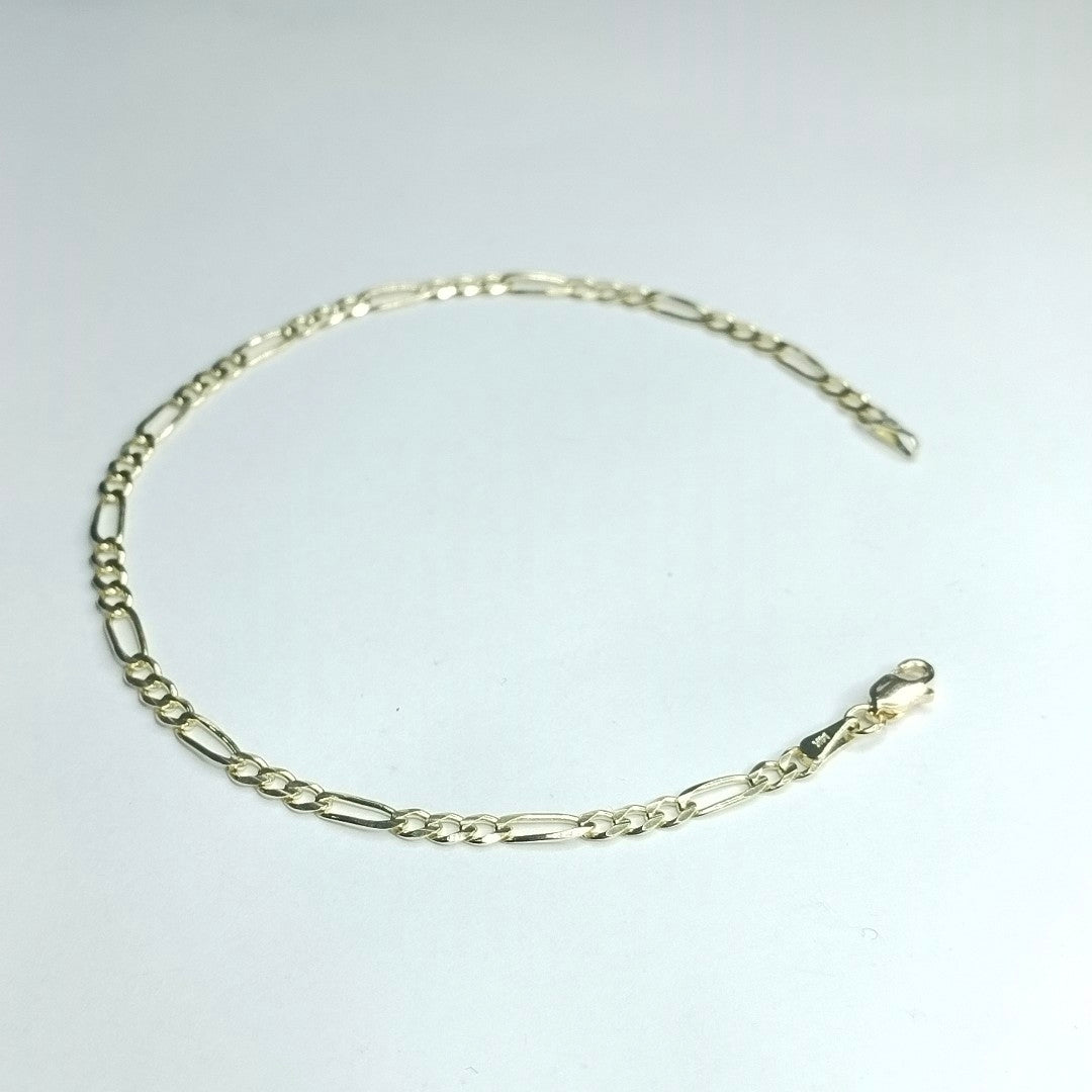 PULSERAS 3X1 ORO 14K 21 CM 3.3 GR (NUEVO)