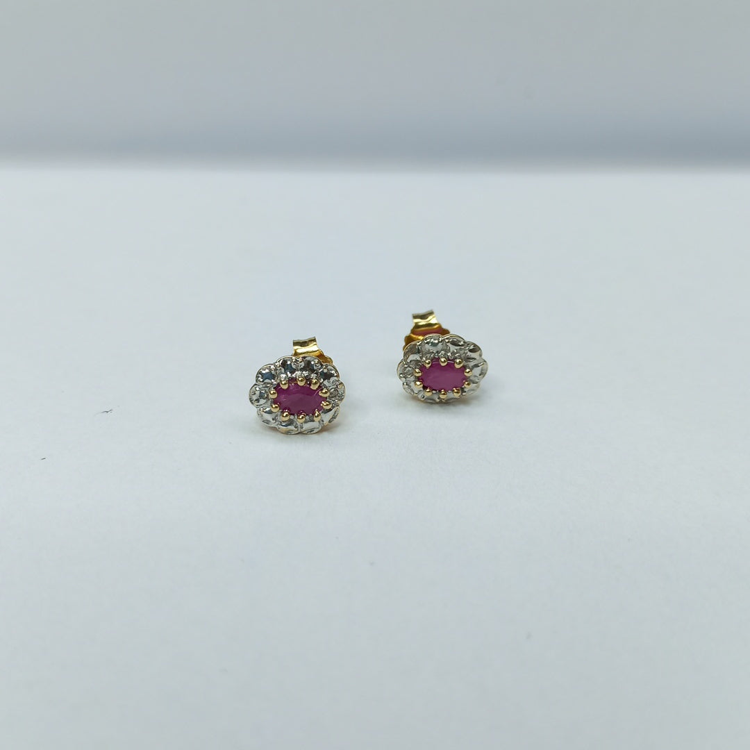 BROQUELES PAR ORO 14 K 2,20 GRMS (SEMINUEVO)