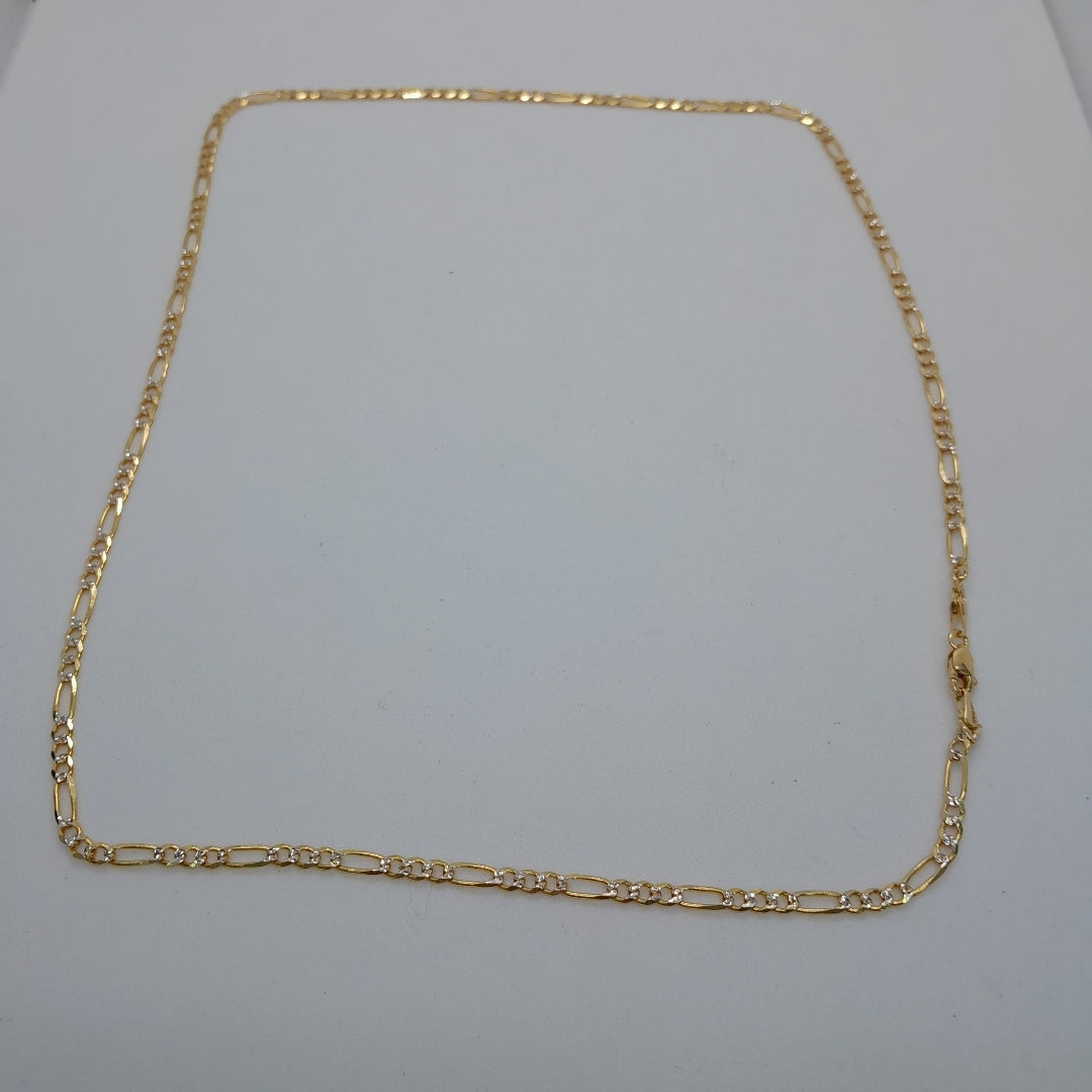 CADENAS 3X1 DIAMANTADA ORO 14K 55 CM 8.6 GR (NUEVO)