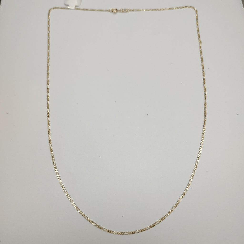 CADENAS TEJIDO 3X1 ORO 14K 55 CM 2.6 GR (NUEVO)