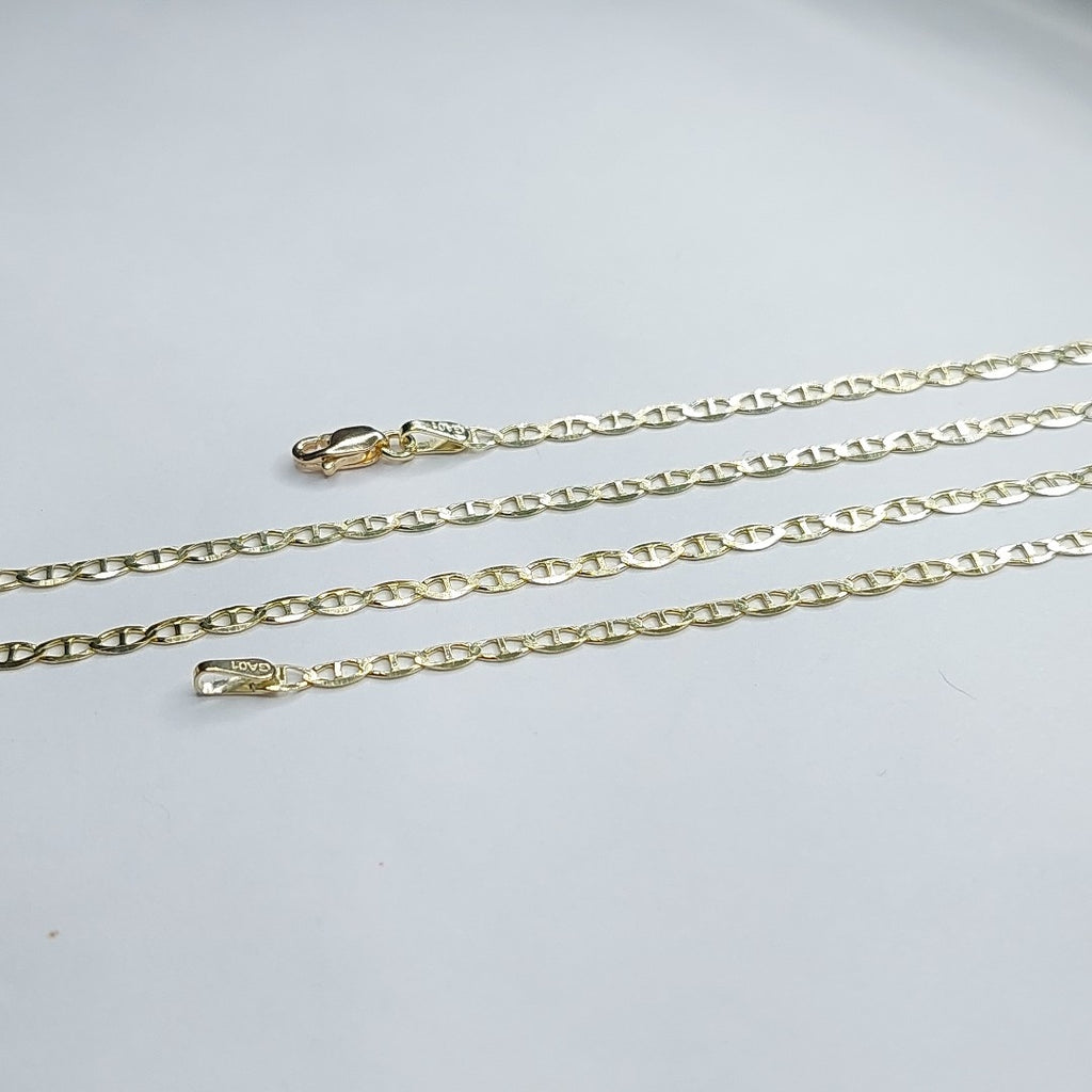 CADENAS TEJIDO GUCHI ORO 10K 60 CM 4.1 GR (NUEVO)