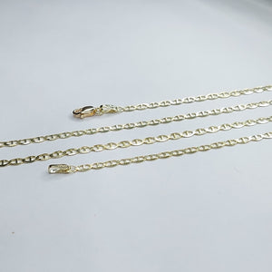 CADENAS TEJIDO GUCHI ORO 10K 60 CM 4.1 GR (NUEVO)